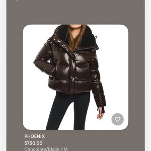SAM. Women's Chocolate Puffer Jacket